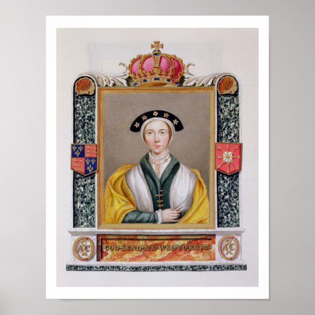 Portrait von Anne von Cleves (1515-57) 4. Königin  Poster (Vorne)