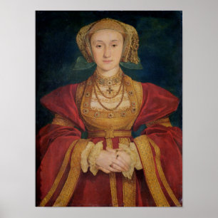 Portrait von Anne von Cleves 1539 Poster
