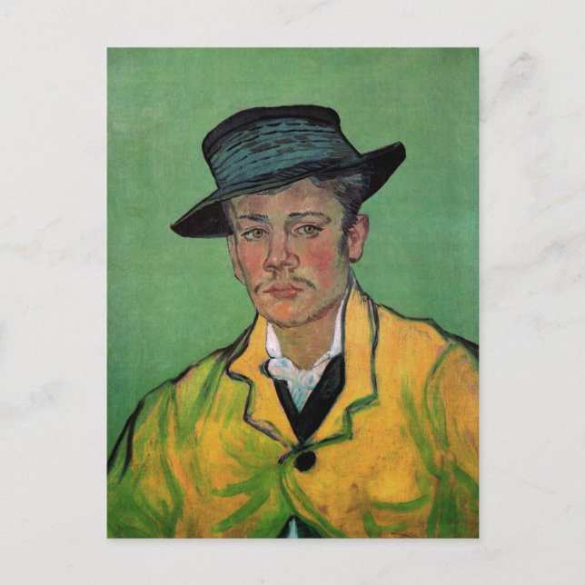 Portrait von Armand Roulin, Van Gogh Fine Art Postkarte (Vorderseite)