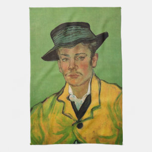 Portrait von Armand Roulin von Vincent van Gogh Geschirrtuch