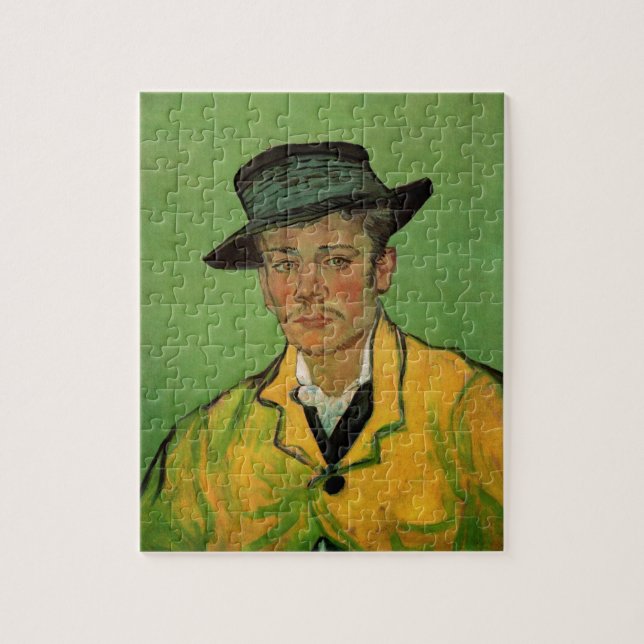 Portrait von Armand Roulin von Vincent van Gogh Puzzle (Vertikal)
