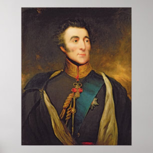Portrait von Arthur Wellesley Poster