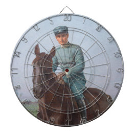 Portrait von Attilio Triboletti (Cavalry Soldier) Dartscheibe