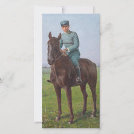 Portrait von Attilio Triboletti (Cavalry Soldier) Karte