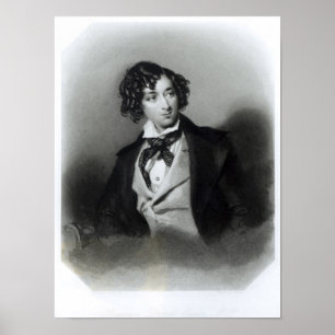 Portrait von Benjamin Disraeli Esquire M.P. Poster