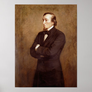 Portrait von Benjamin Disraeli Poster