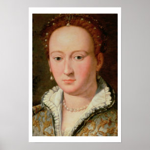 Portrait von Bianca Cappello, c.1580 (Öl auf Kupfe Poster