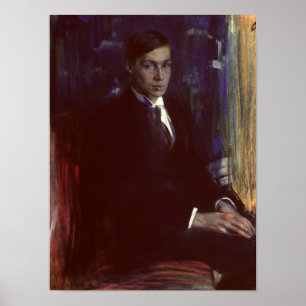 Portrait von Boris Pasternak Poster