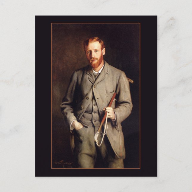 Portrait von Brother von Arthur Hack Postkarte (Vorderseite)