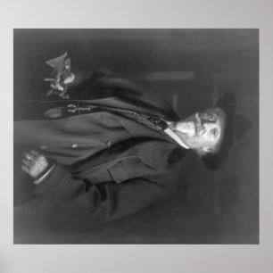 Portrait von "Buffalo Bill" Cody Fotograf Poster