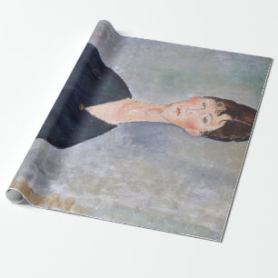 Portrait von Cafe Singer, Modigliani Geschenkpapier