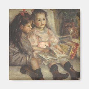 Portrait von Caillebotte Children von Pierre Renoi Magnet