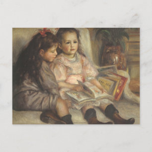 Portrait von Caillebotte Children von Pierre Renoi Postkarte