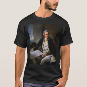 Portrait von Captain James Cook von Sir Nathaniel  T-Shirt