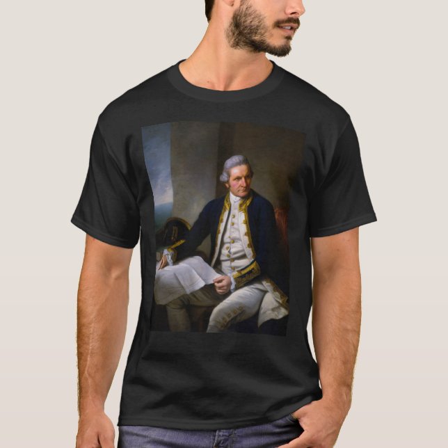Portrait von Captain James Cook von Sir Nathaniel  T-Shirt (Vorderseite)