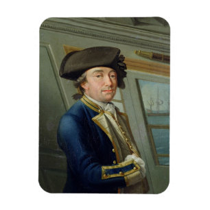 Portrait von Captain William Locker (1731-1800) 17 Magnet