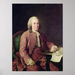 Portrait von Carl von Linnaeus Poster