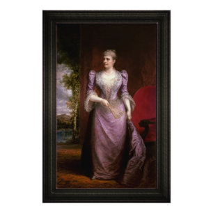 Portrait von Caroline Scott Harrison Fotodruck