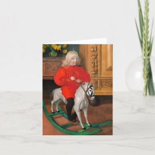 Portrait von Casimir Laurin, Murre von Carl Larsso Dankeskarte