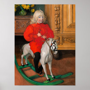 Portrait von Casimir Laurin, Murre von Carl Larsso Poster