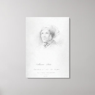 Portrait von Catherine Blake (1762-1831) nach eine Leinwanddruck