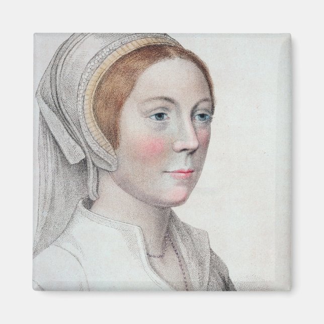 Portrait von Catherine Howard (1520-42), mit der G Magnet (Vorne)