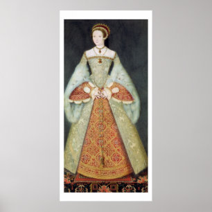 Portrait von Catherine Parr (1512-48), 1545 (Farbe Poster