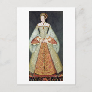 Portrait von Catherine Parr (1512-48), 1545 (Farbe Postkarte
