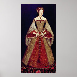 Portrait von Catherine Parr, 1545 Poster