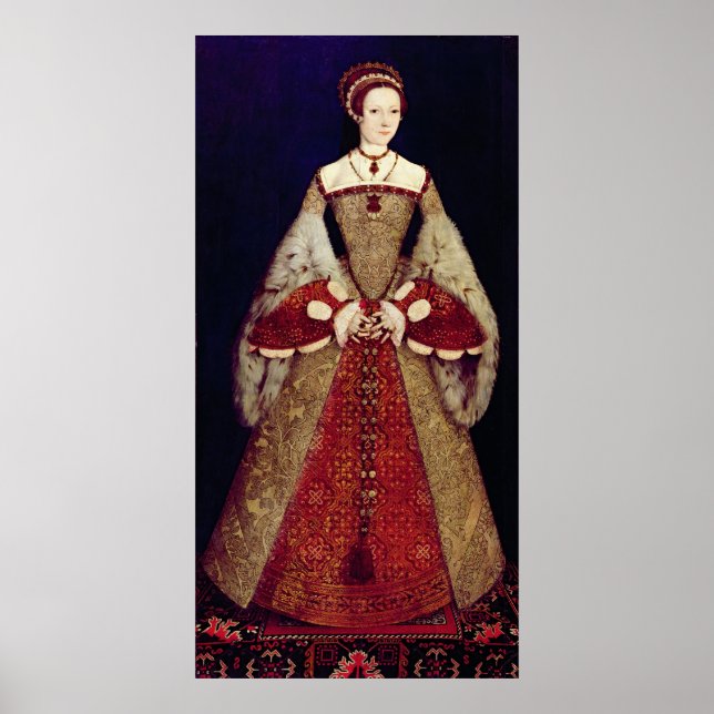 Portrait von Catherine Parr, 1545 Poster (Vorne)