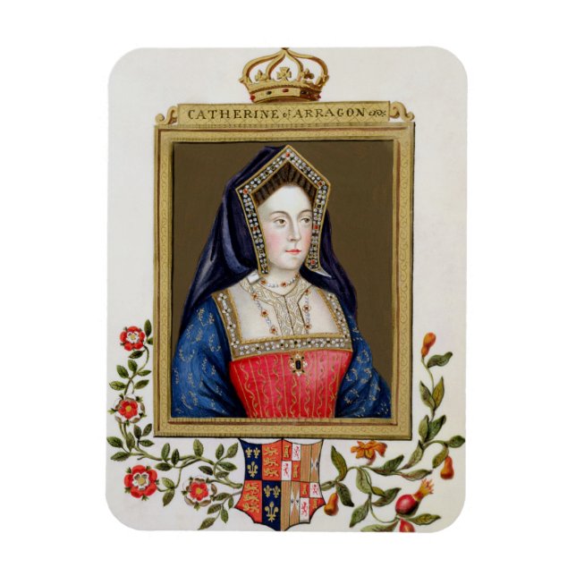 Portrait von Catherine von Aragon (1485-1536) 1st  Magnet (Vertikal)