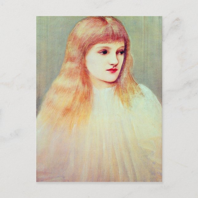 Portrait von Cecily Horner, 1895 Postkarte (Vorderseite)