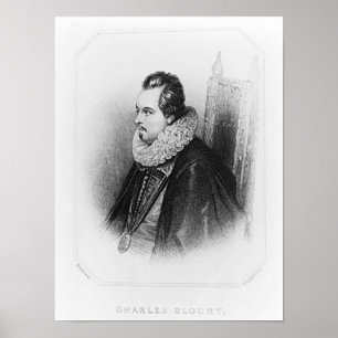 Portrait von Charles Blount 8. Earl of Poster