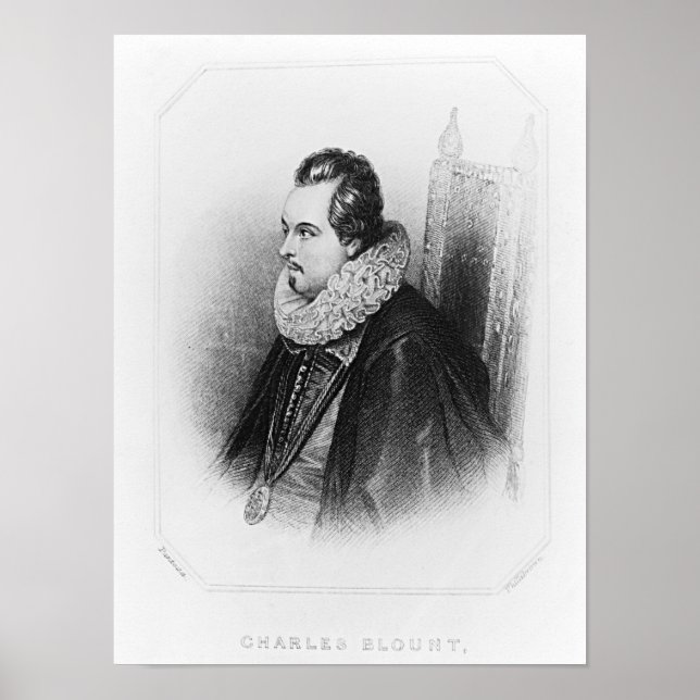 Portrait von Charles Blount 8. Earl of Poster (Vorne)