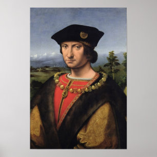 Portrait von Charles d'Amboise Marshal, Frankreich Poster