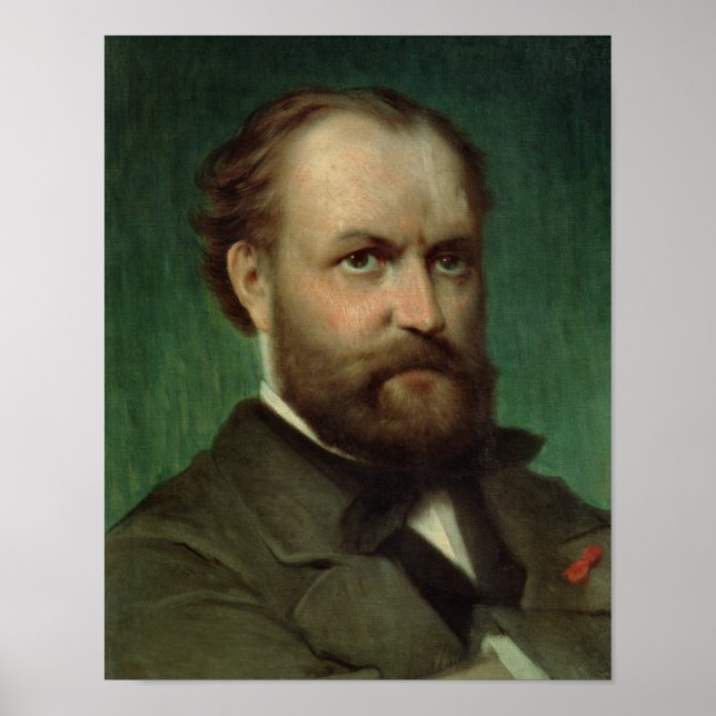 Portrait von Charles Gounod Poster (Vorne)