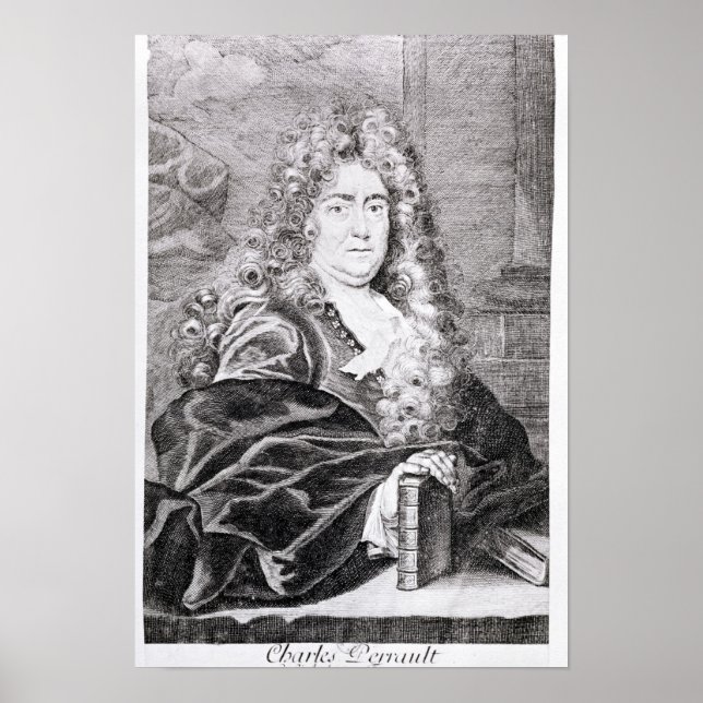 Portrait von Charles Perrault Poster (Vorne)