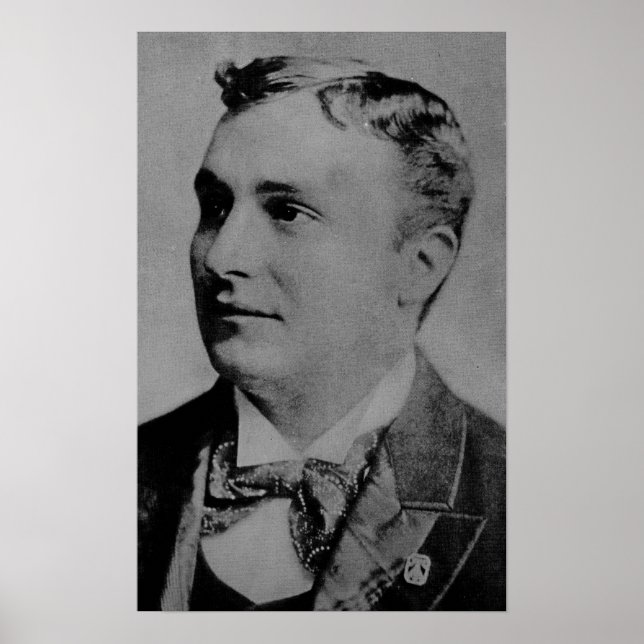 Portrait von Charles Spencer Chaplin, Sr. Poster (Vorne)