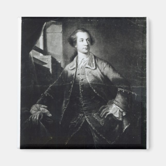 Portrait von Charles Watson-Wentworth Magnet (Vorne)