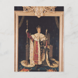 Portrait von Charles X in Coronation Robes, 1829 Postkarte