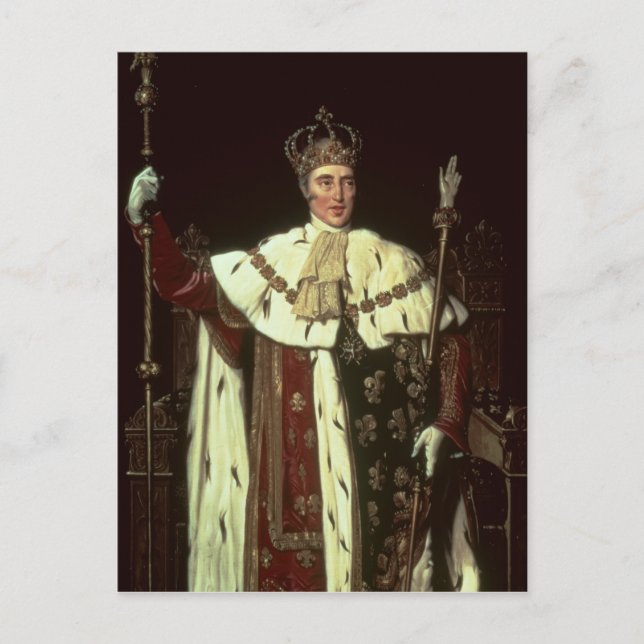 Portrait von Charles X von Frankreich, 1829 Postkarte (Vorderseite)