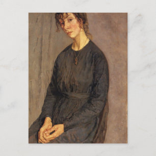 Portrait von Chloe Boughton-Leigh von Gwen John Postkarte