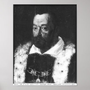 Portrait von Christoph Kolumbus Poster