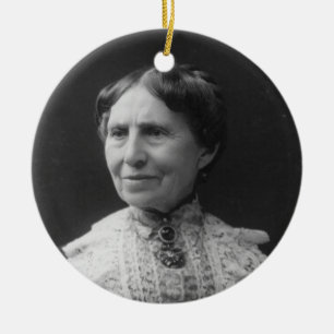 Portrait von Clara Barton Later im Leben Keramikornament