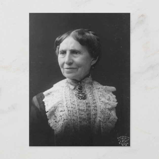 Portrait von Clara Barton Later im Leben Postkarte (Vorderseite)