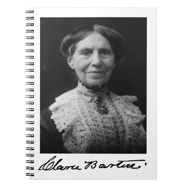 Portrait von Clara Barton Notizblock (Vorderseite)