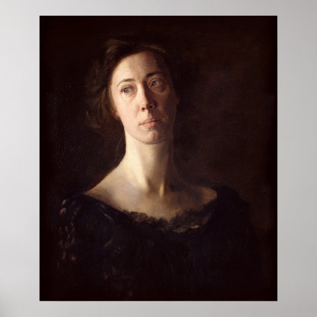 Portrait von Clara J. Mather Poster (Vorne)