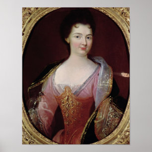 Portrait von Claudine Alexandrine Guerin Poster