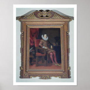 Portrait von Cosimo II de'Medici (1590-1621) (Öl Poster