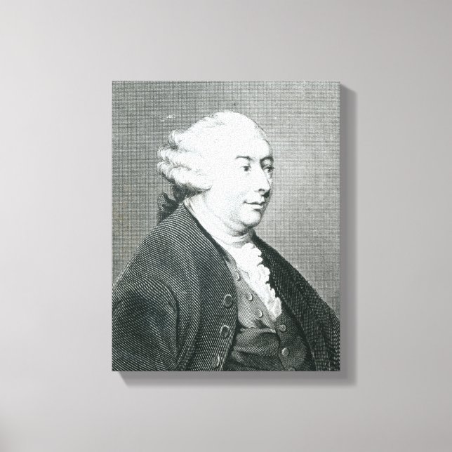 Portrait von David Hume Leinwanddruck (Vorderseite)